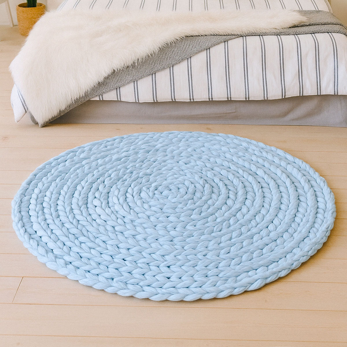 Cloudy Day Rug Crochet Pattern