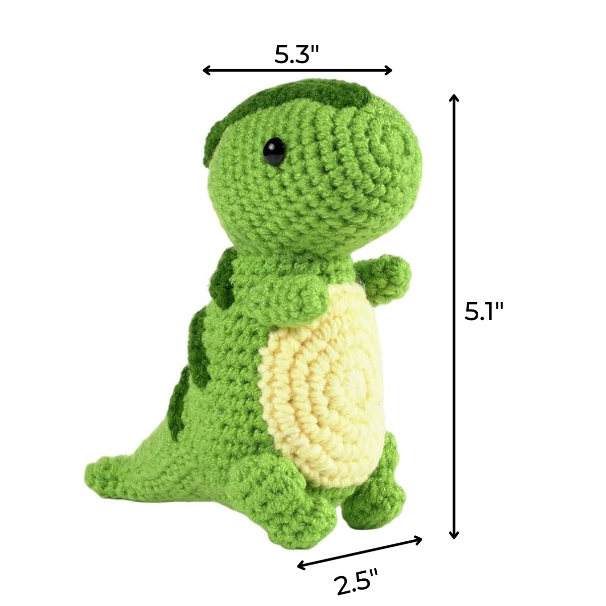 Crochet Dinosaur Kit 2pcs