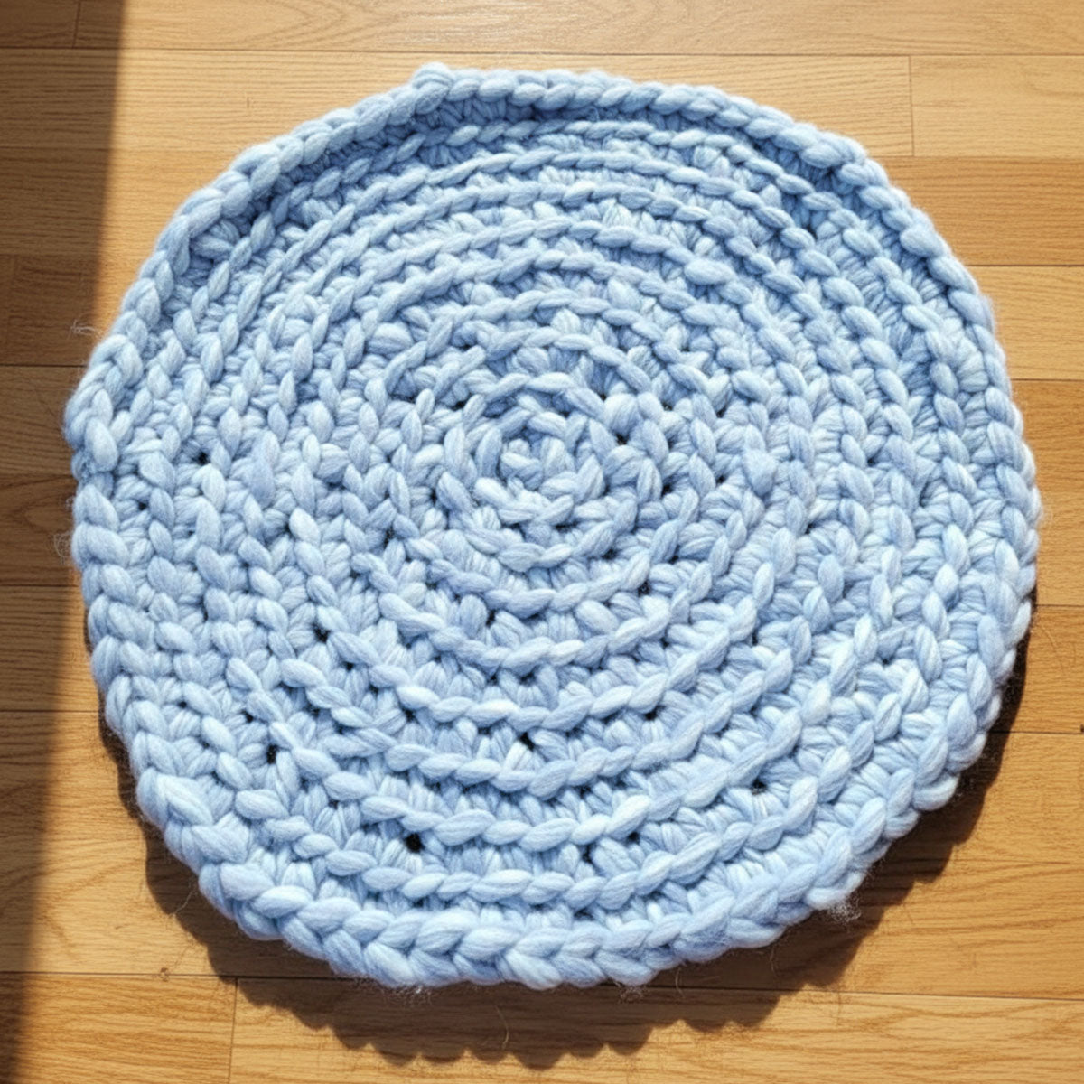 Cloudy Day Rug Crochet Pattern