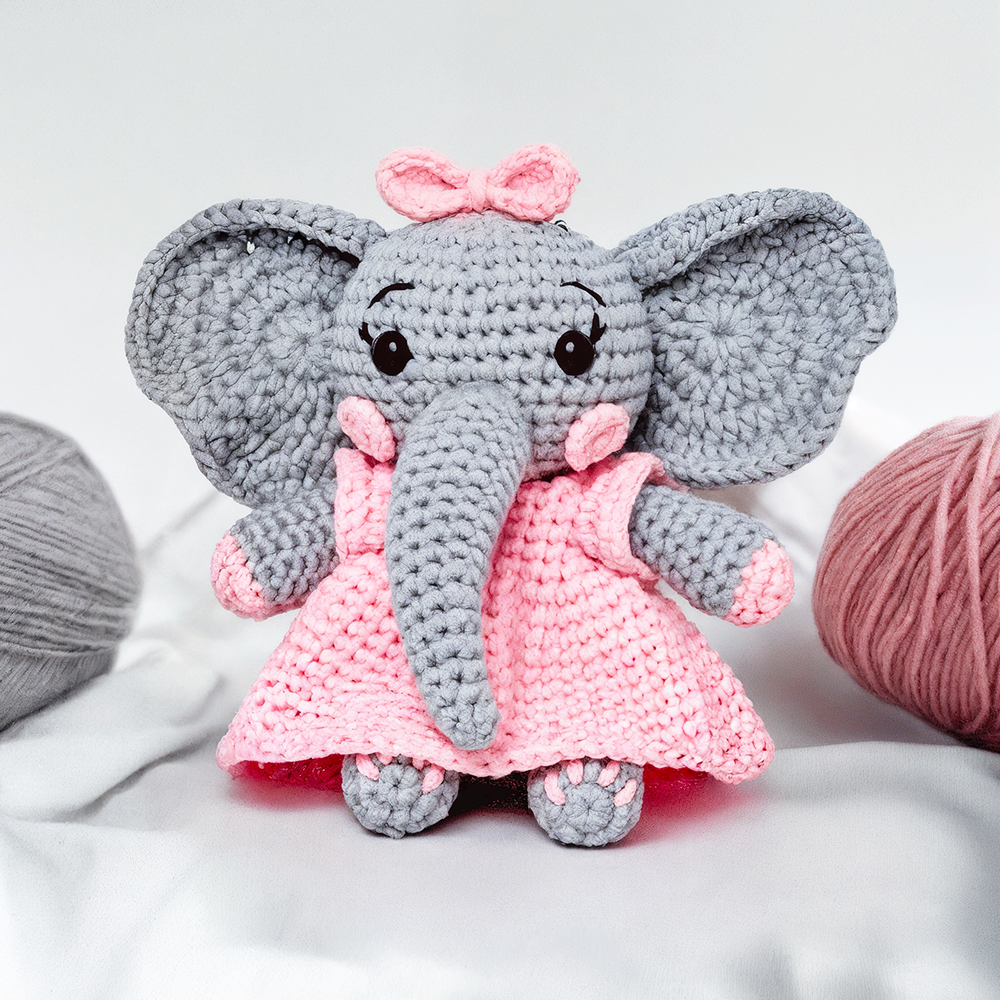 Ella the Elephant Crochet Pattern