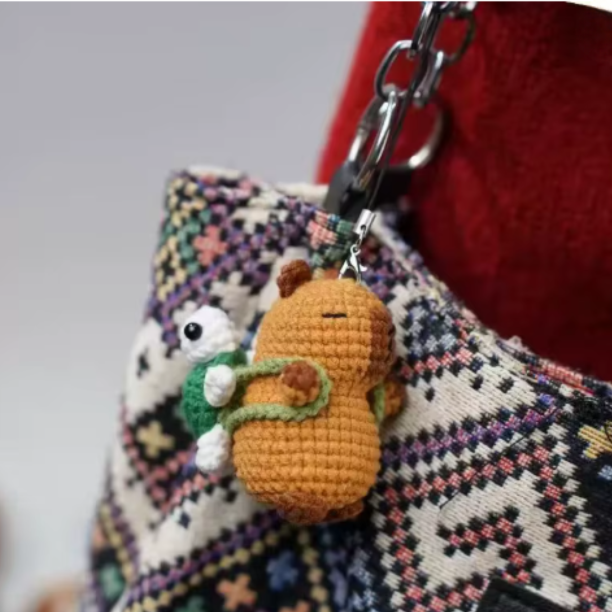 Capybara with Tortoise Crochet Kit