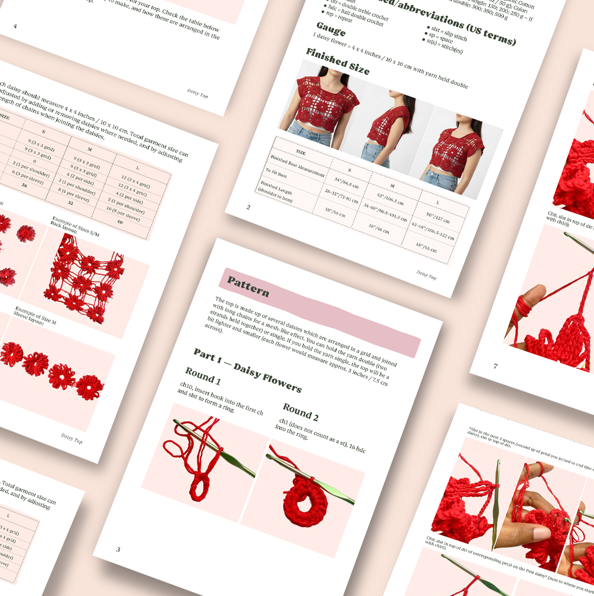 Daisy Top Crochet Pattern