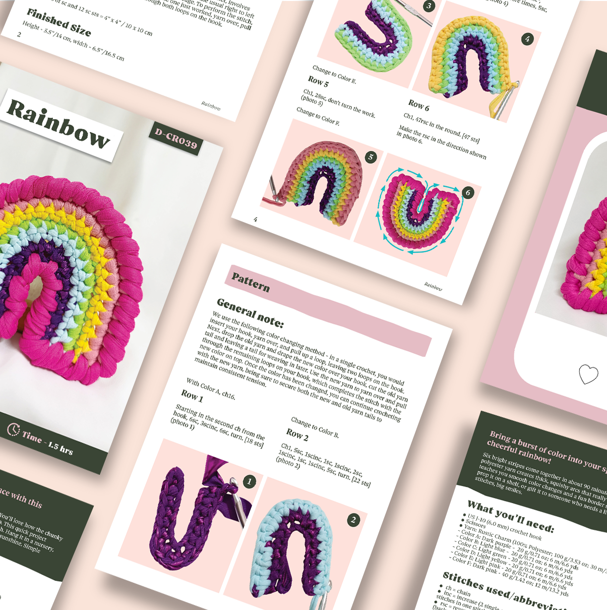 Rainbow Crochet Pattern
