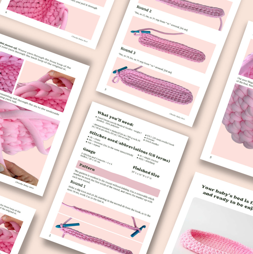 Chunky Baby Nest Crochet Pattern