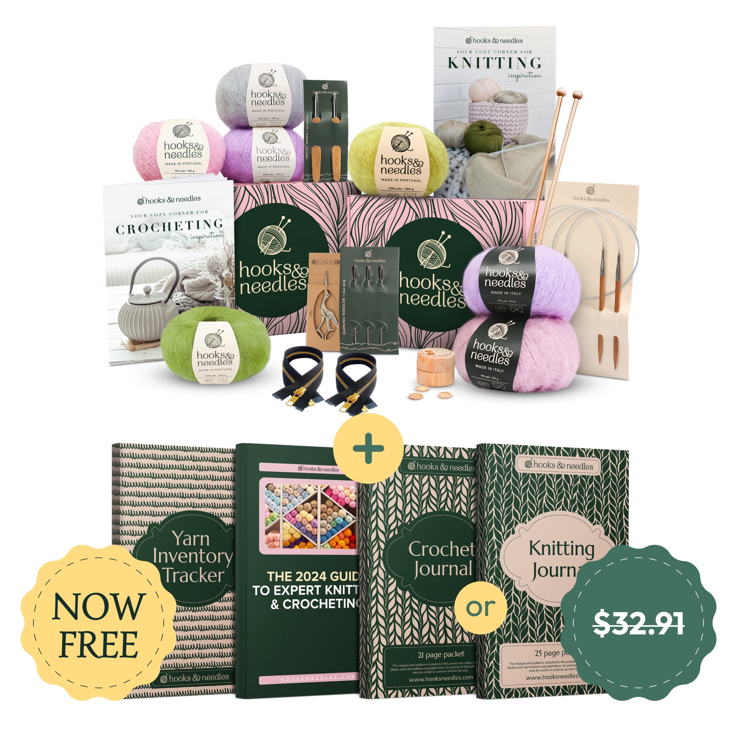 Hooks & Needles Knitting and Crochet Subscription Box thumbnail