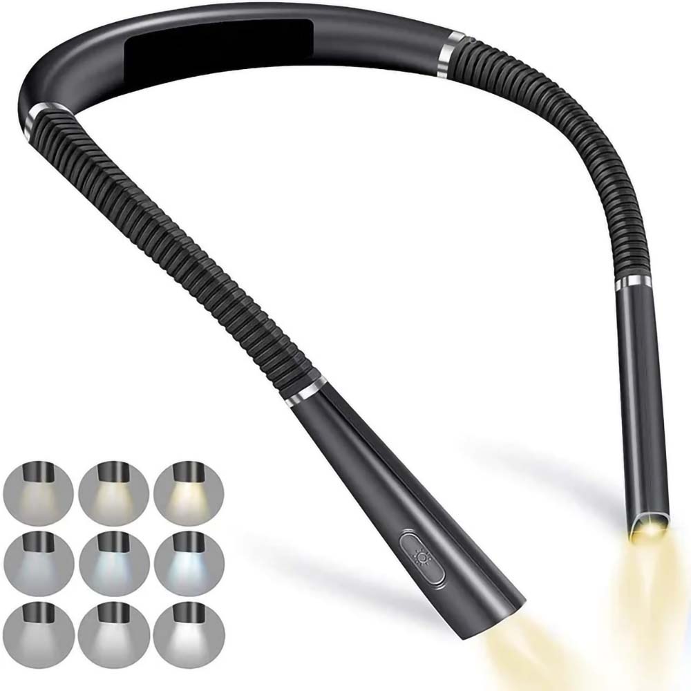 Presenting the Crocheting/Knitting Neck Lamp, a versatile LED neck reading light that offers adjustable brightness with nine different lighting modes. Its curved, hands-free design makes it perfect for knitting enthusiasts, providing the ideal craft lighting accessory to ensure precision and comfort during your creative endeavors.