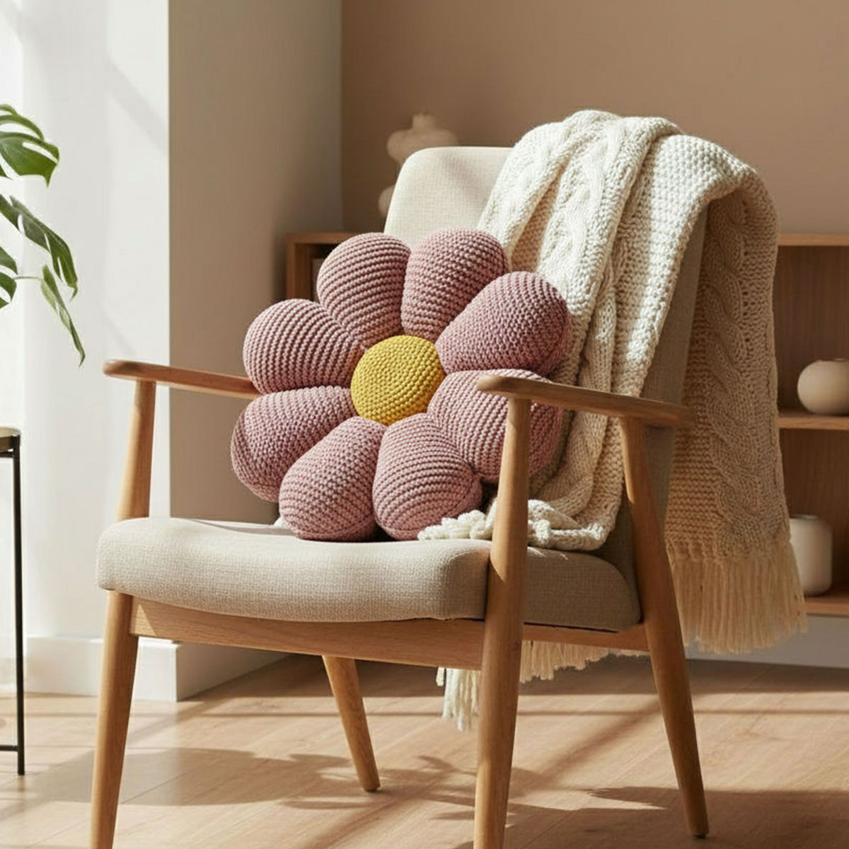 Flower Cushion Crochet Pattern