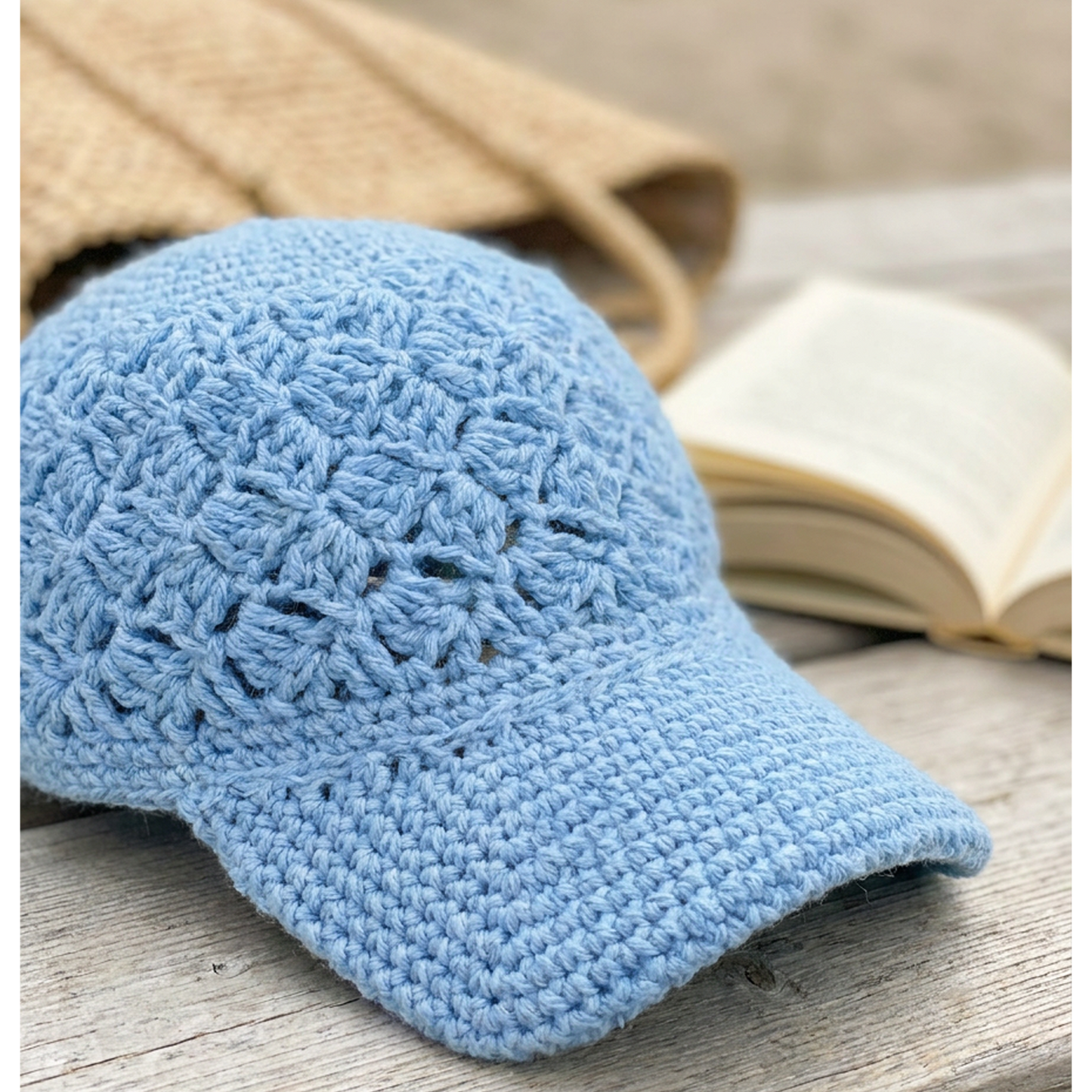 Blue Horizon Travel Cap Crochet Pattern