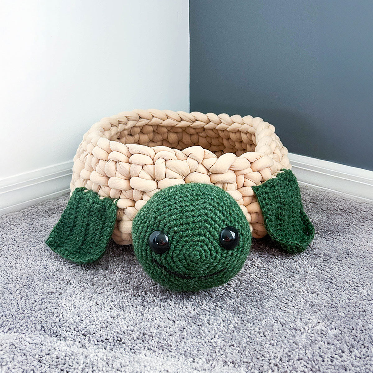 Turtle Cove Pet Bed Crochet Pattern