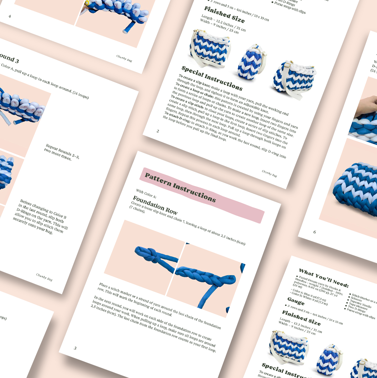 Chunky Bag Knitting Pattern