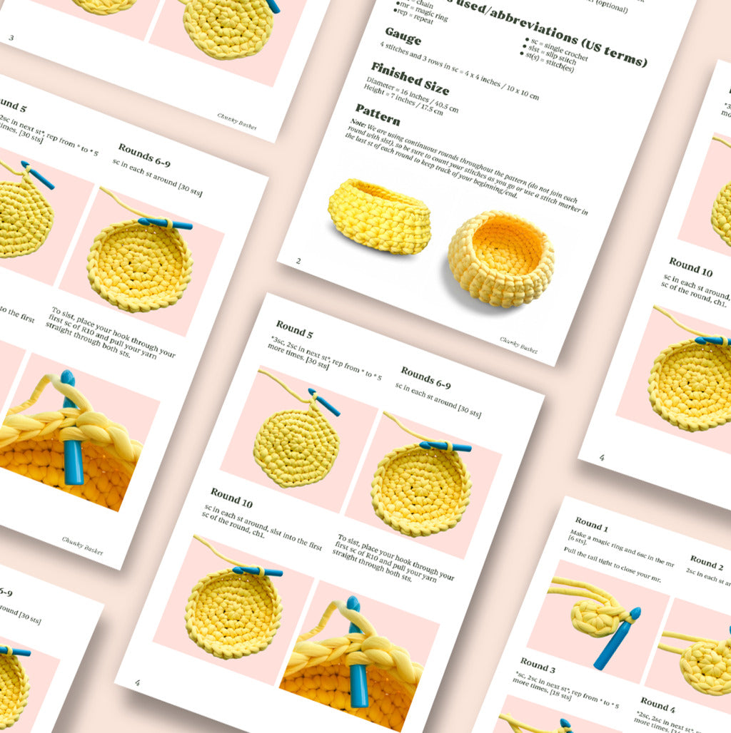 Chunky Basket Crochet Pattern