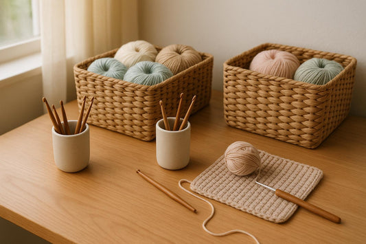 How to Keep Your Crochet Space Organized and Stress-Free