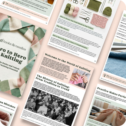 Knitting Zero to Hero Beginners Guide - PDF E-Book
