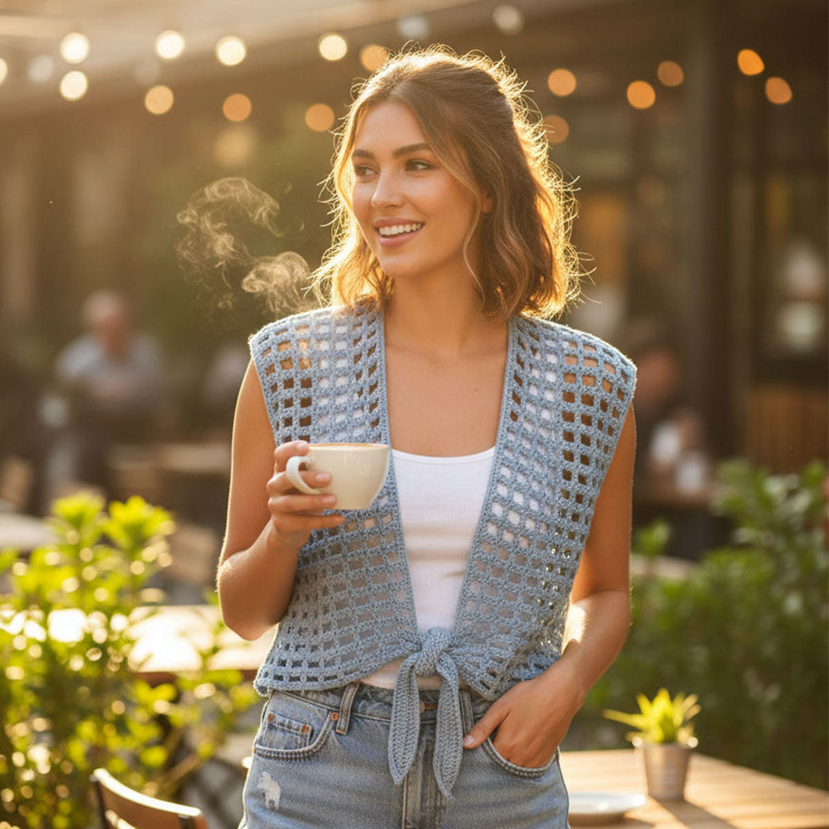 Mesh Vest Crochet Pattern