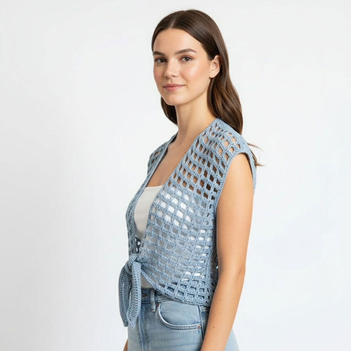 Mesh Vest Crochet Pattern