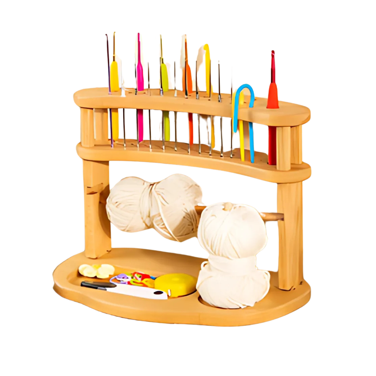 Hook & Yarn Organizer Stand – Hooks & Needles