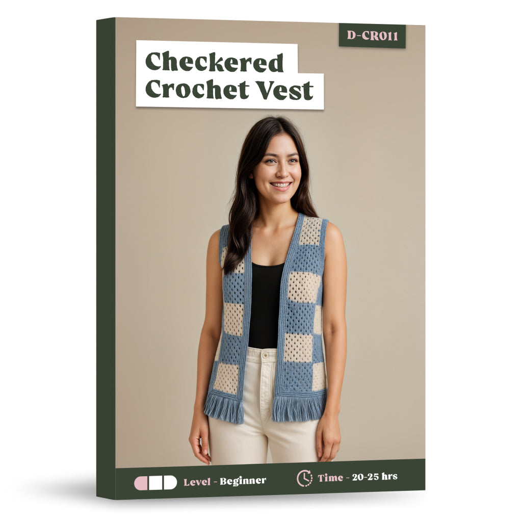 Checkered Vest Crochet Pattern