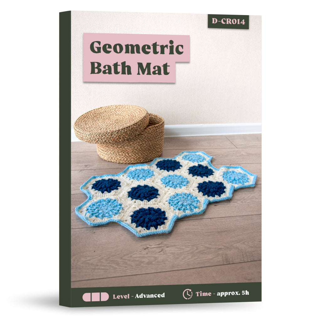 Geometric Bath Mat Crochet Pattern
