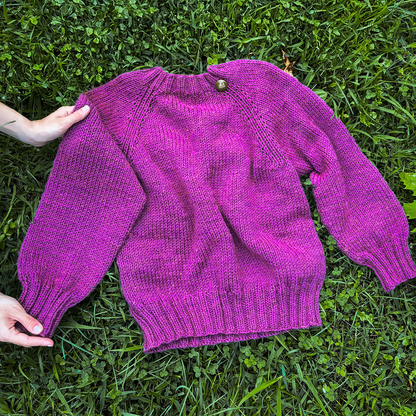 Raglan Sweater Knitting Pattern