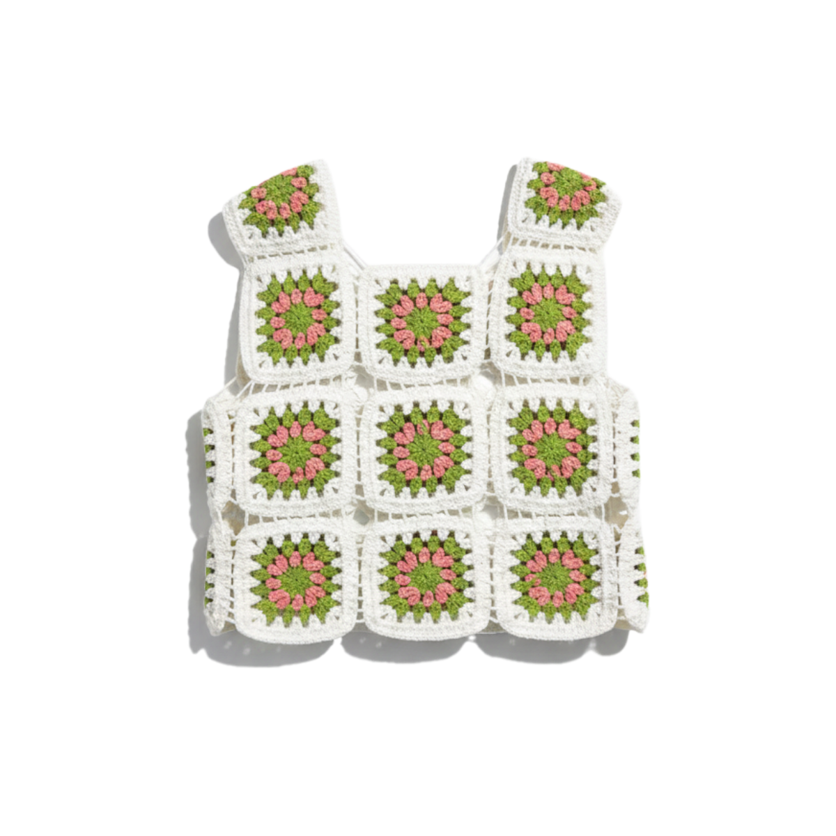 Granny Squares Vest Crochet Pattern