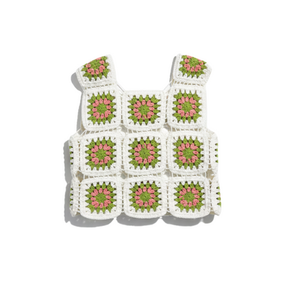 Granny Squares Vest Crochet Pattern