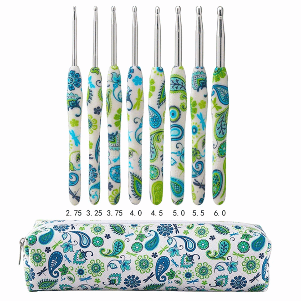 Ergo Rug Hook Delux Ergonomic Crochet Hook Set – Hooks & Needles