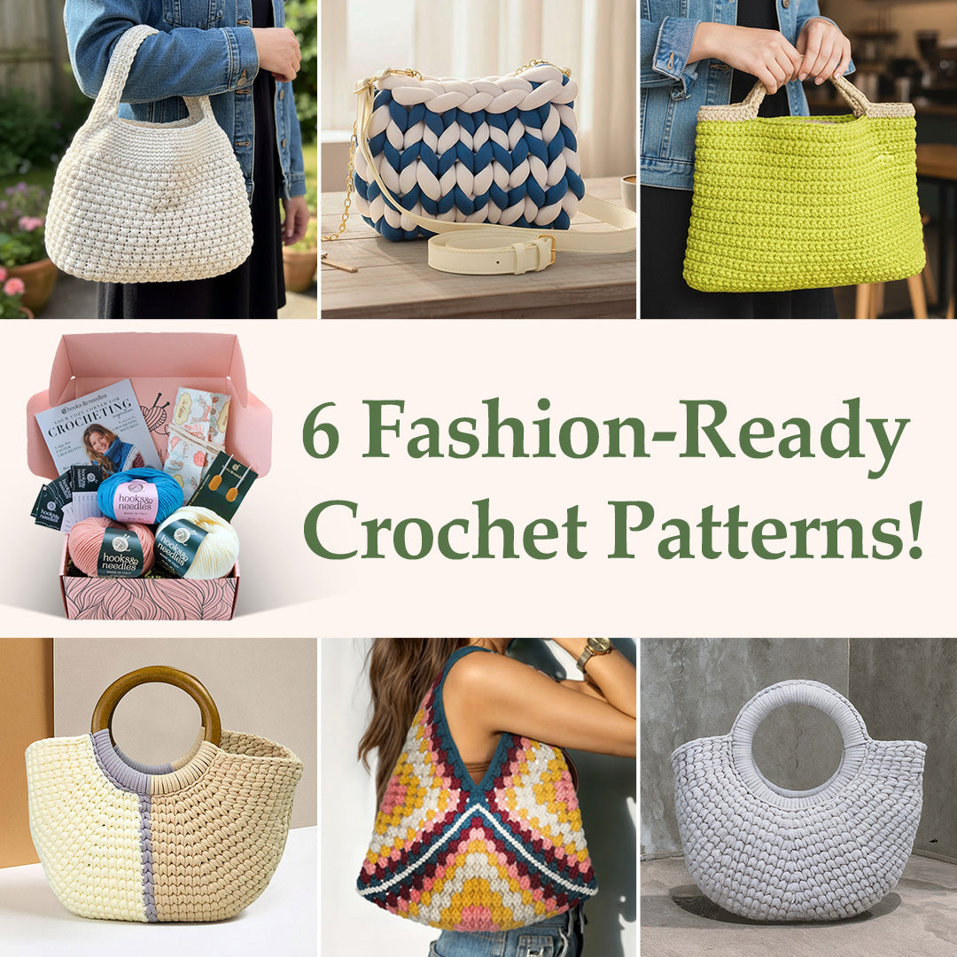 6 Crochet Patterns for Must-Have Bags