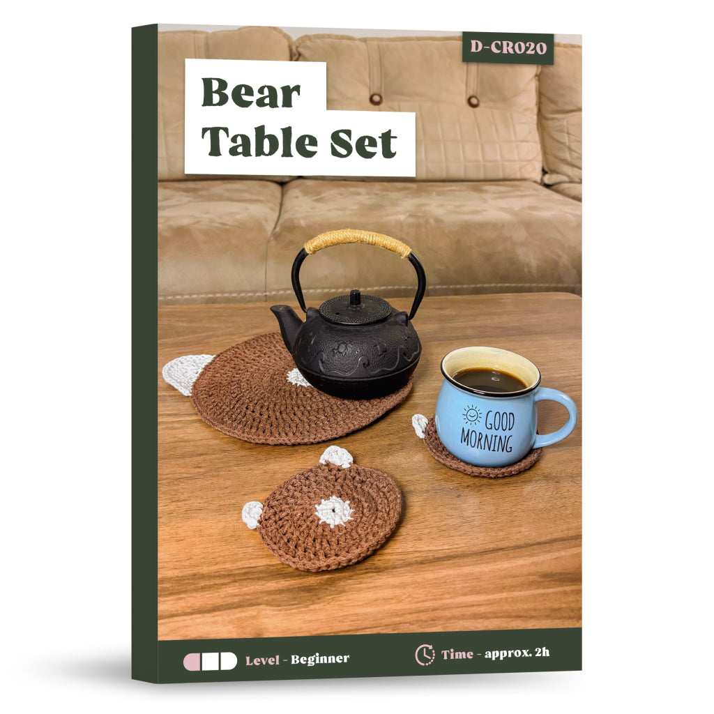 Bear Table Set Crochet Pattern