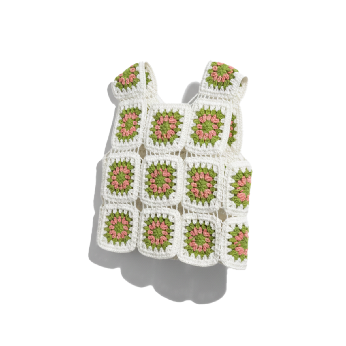 Granny Squares Vest Crochet Pattern