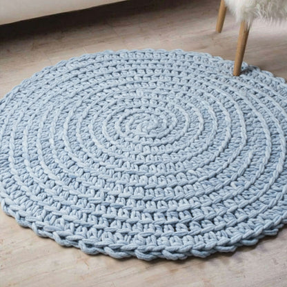 Cloudy Day Rug Crochet Pattern