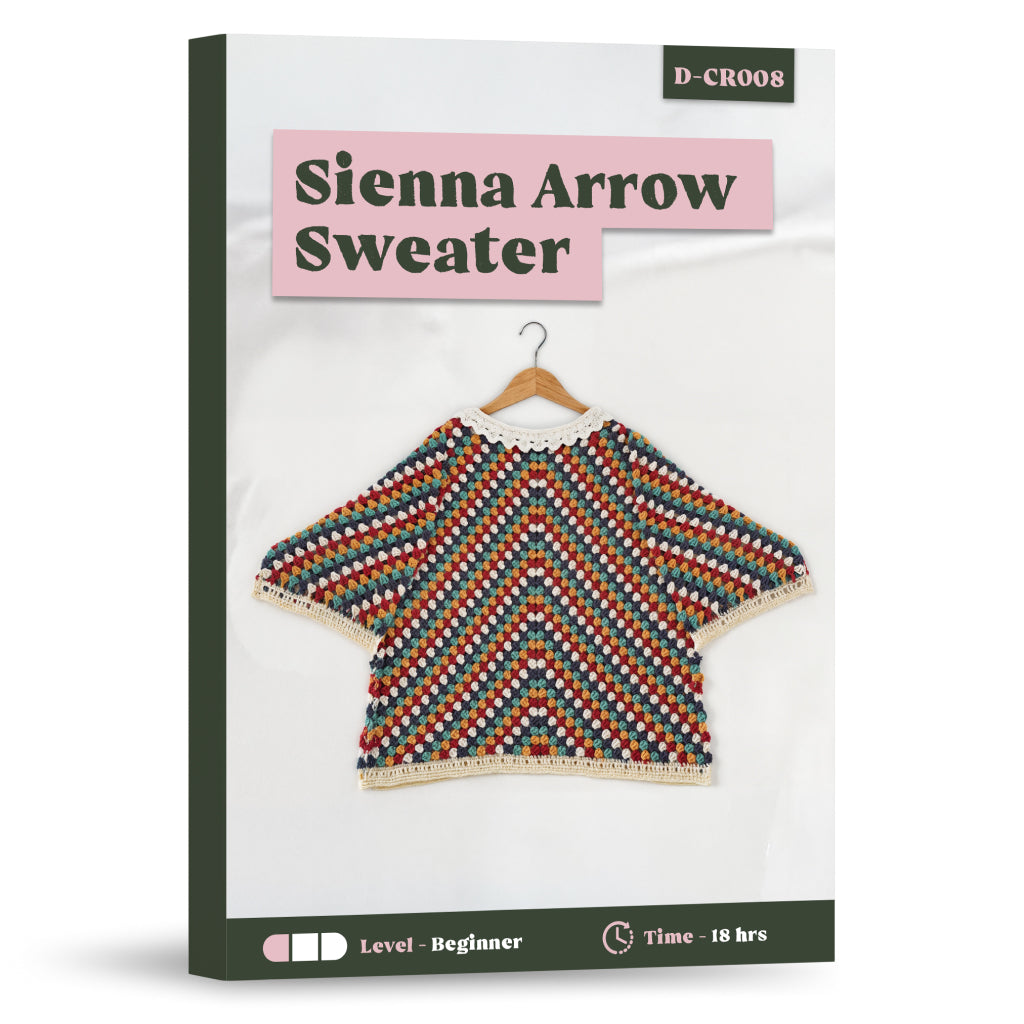 Sienna Arrow Sweater Crochet Pattern