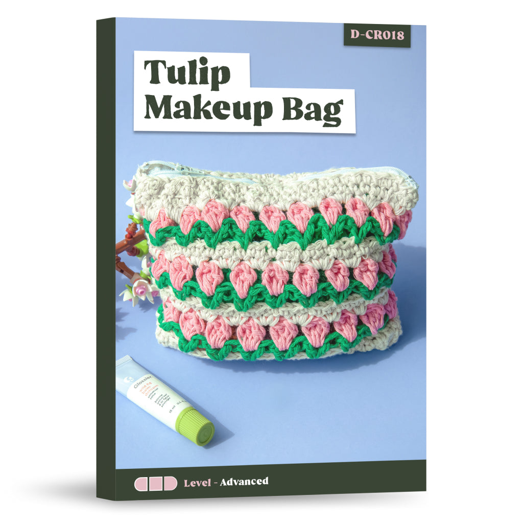 Tulip Makeup Bag Crochet Pattern