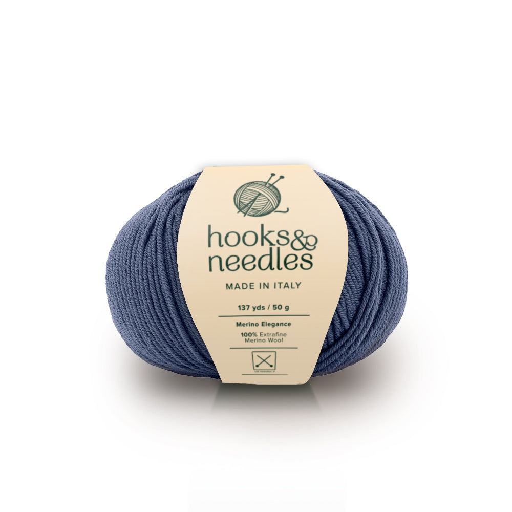 Image of Merino Elegance yarn, showcasing its soft texture and natural hues, ideal for creating cozy, elegant knitwear.