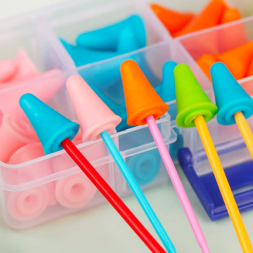 Knitting Needles Point Protectors 25pcs – Hooks & Needles
