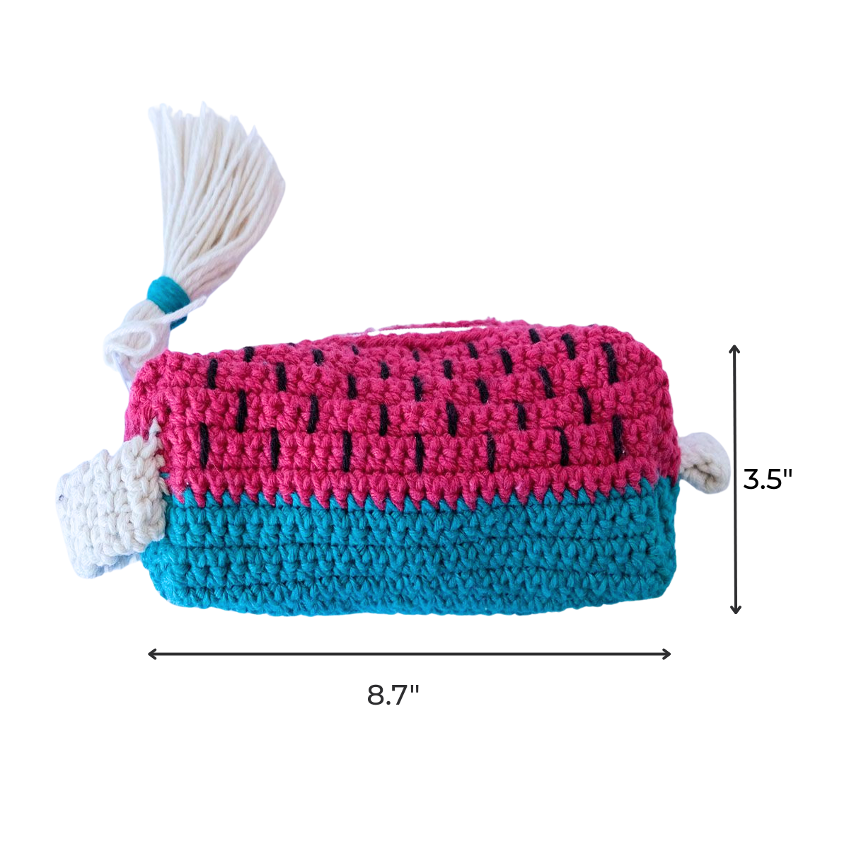 Pencil Case Watermelon Crochet Kit