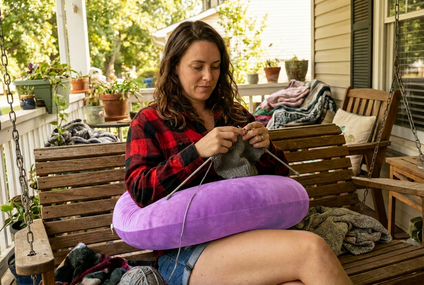 Crochet & Knit Support Pillow