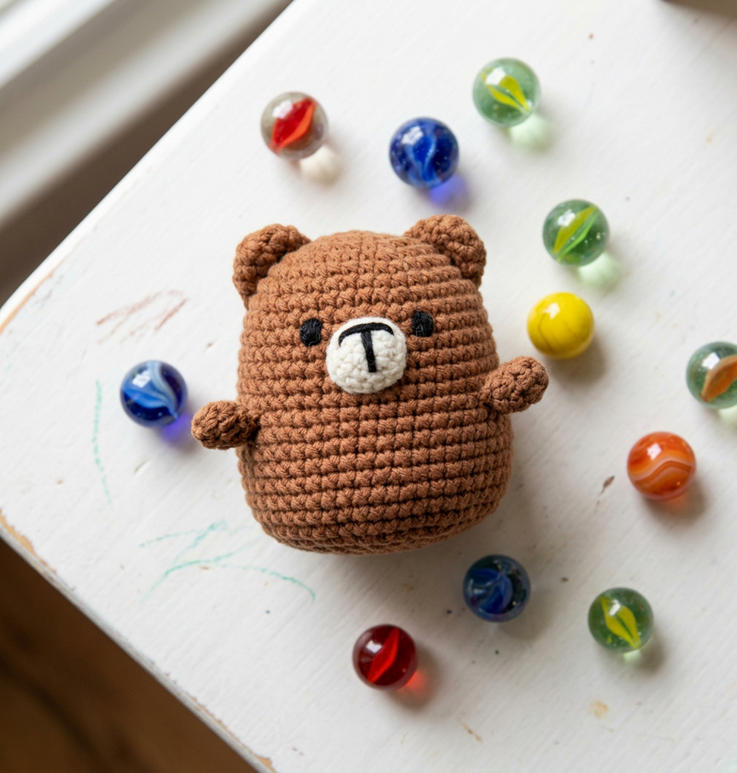 Crochet Amigurumi Kit - Felicity Flamingo and Billy the Bear