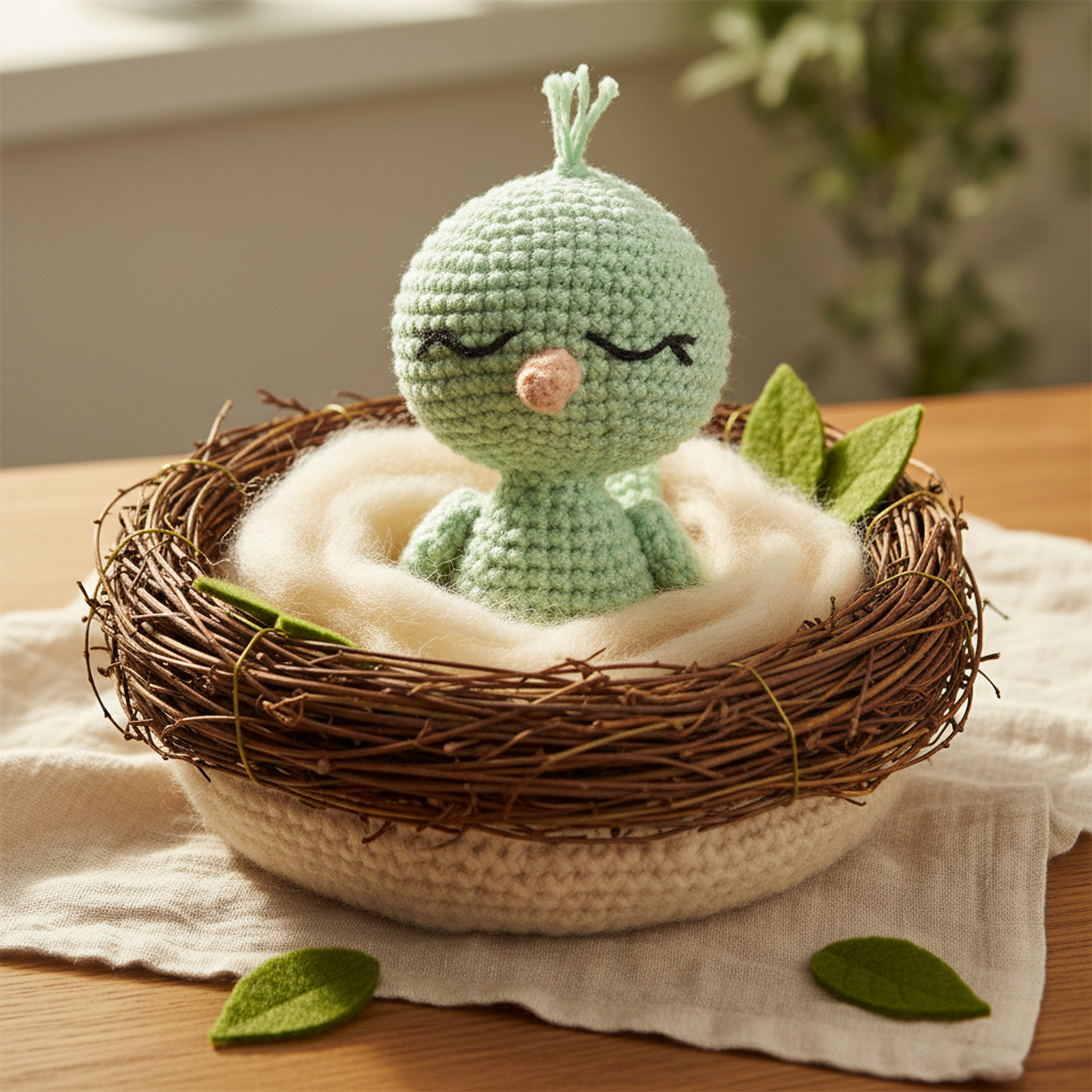 Crochet Amigurumi Kit - Pete The Bunny & Chip the Bird
