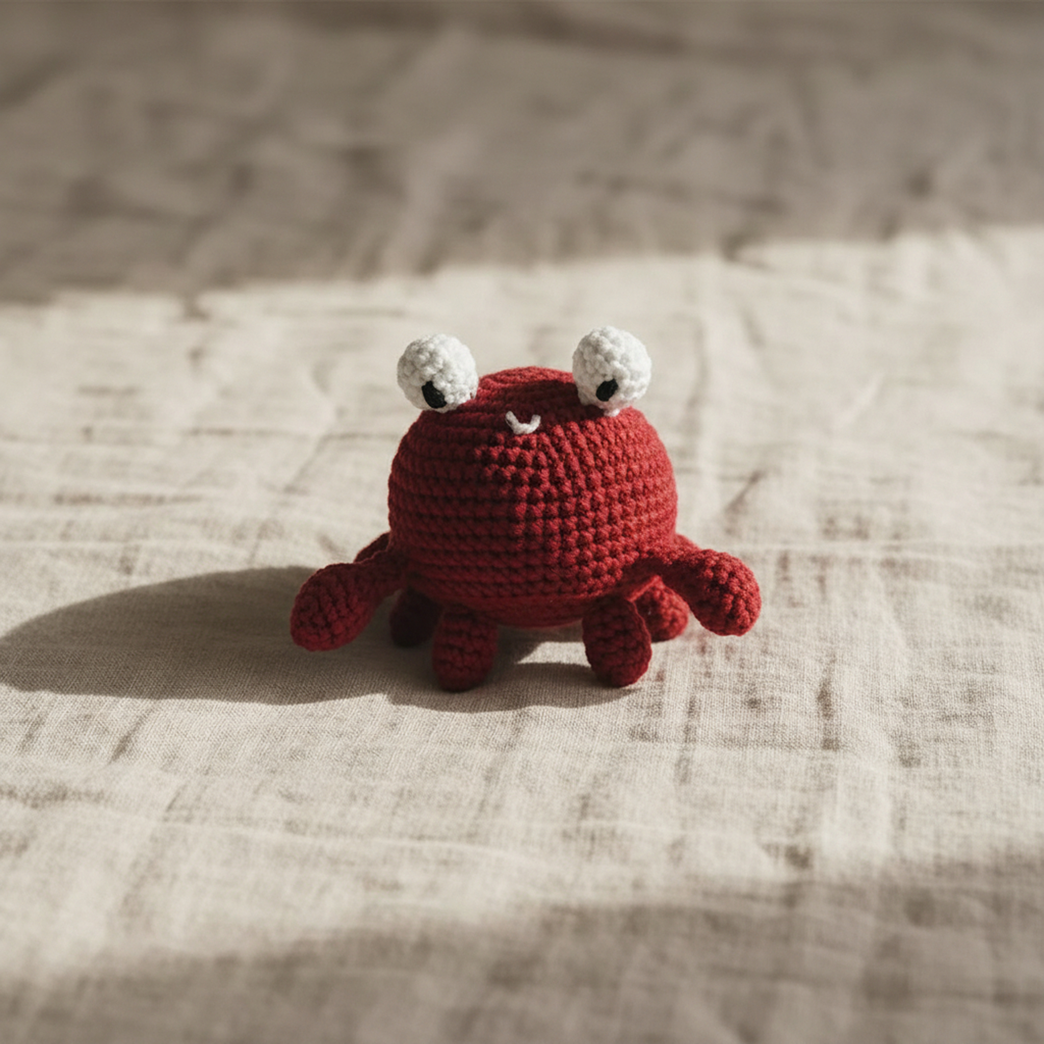 Crochet Amigurumi Kit: Pearl the Crab and Paws Peter Dog