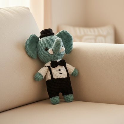 Crochet Amigurumi Kit: The Elephant