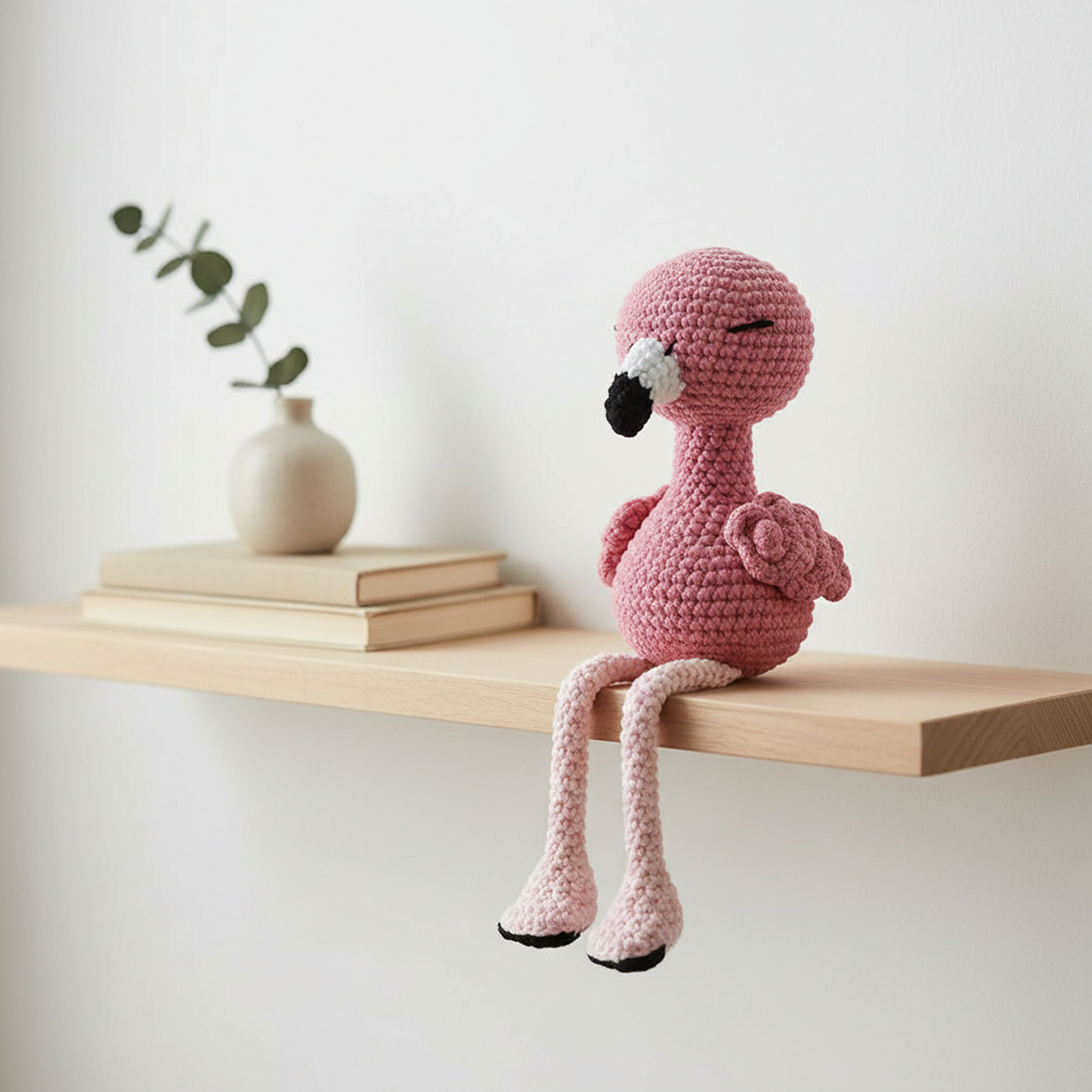 Crochet Amigurumi Kit - Felicity Flamingo and Billy the Bear