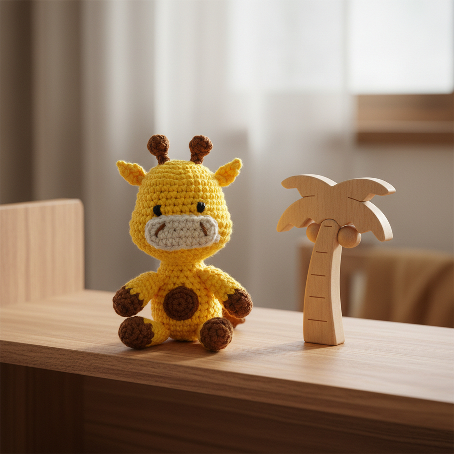 Crochet Amigurumi Kit: Gracie The Giraffe and Rosie Ladybird