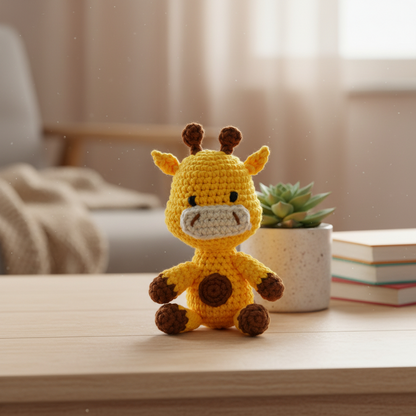 Crochet Amigurumi Kit: Gracie The Giraffe and Rosie Ladybird