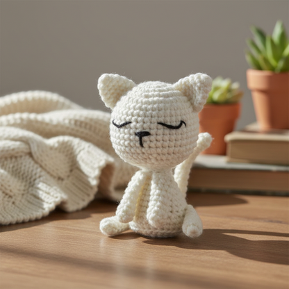 Crochet Amigurumi Kit: Willy The Whale and Milo The Kitten