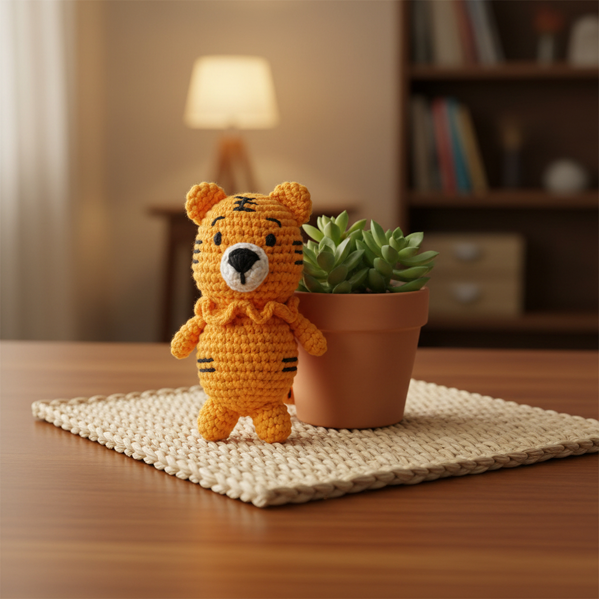 Crochet Amigurumi Kit - Elly the Elephant and Torey the Tiger