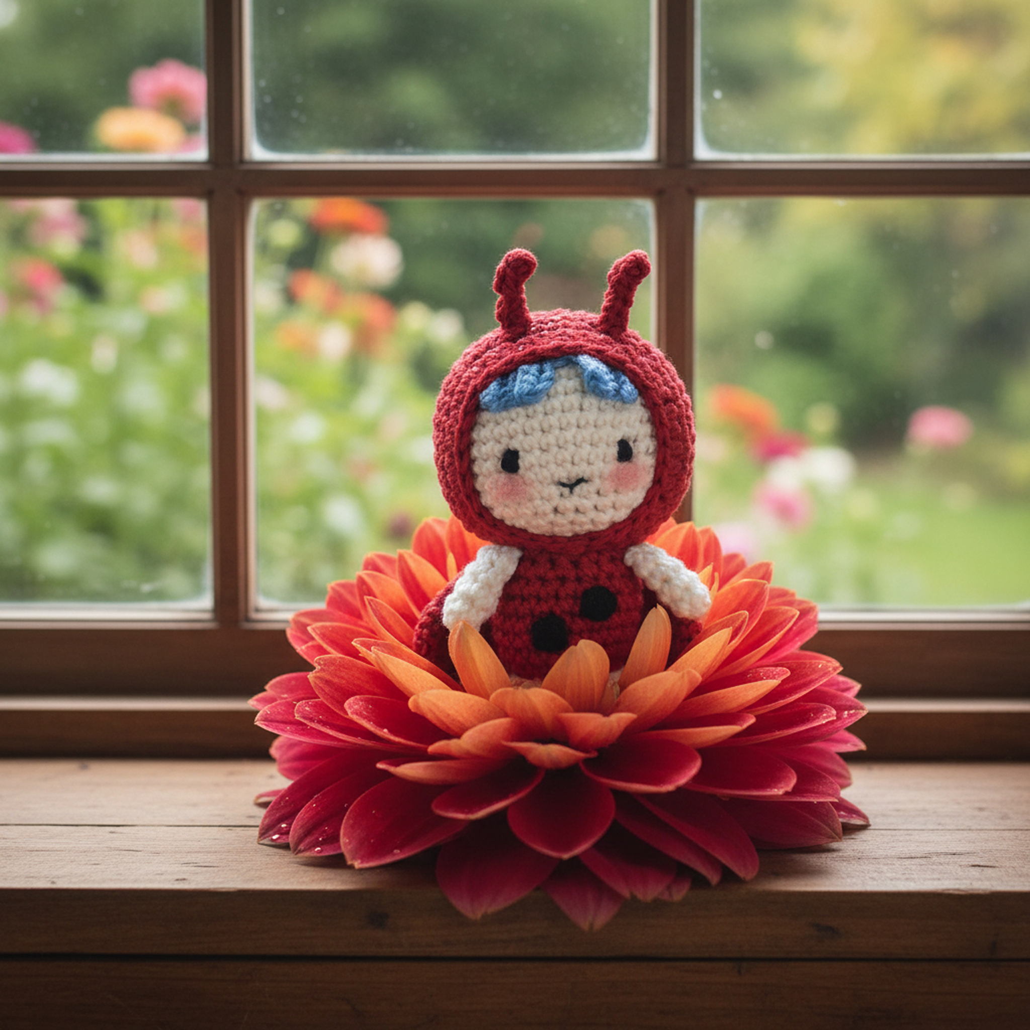 Crochet Amigurumi Kit: Gracie The Giraffe and Rosie Ladybird