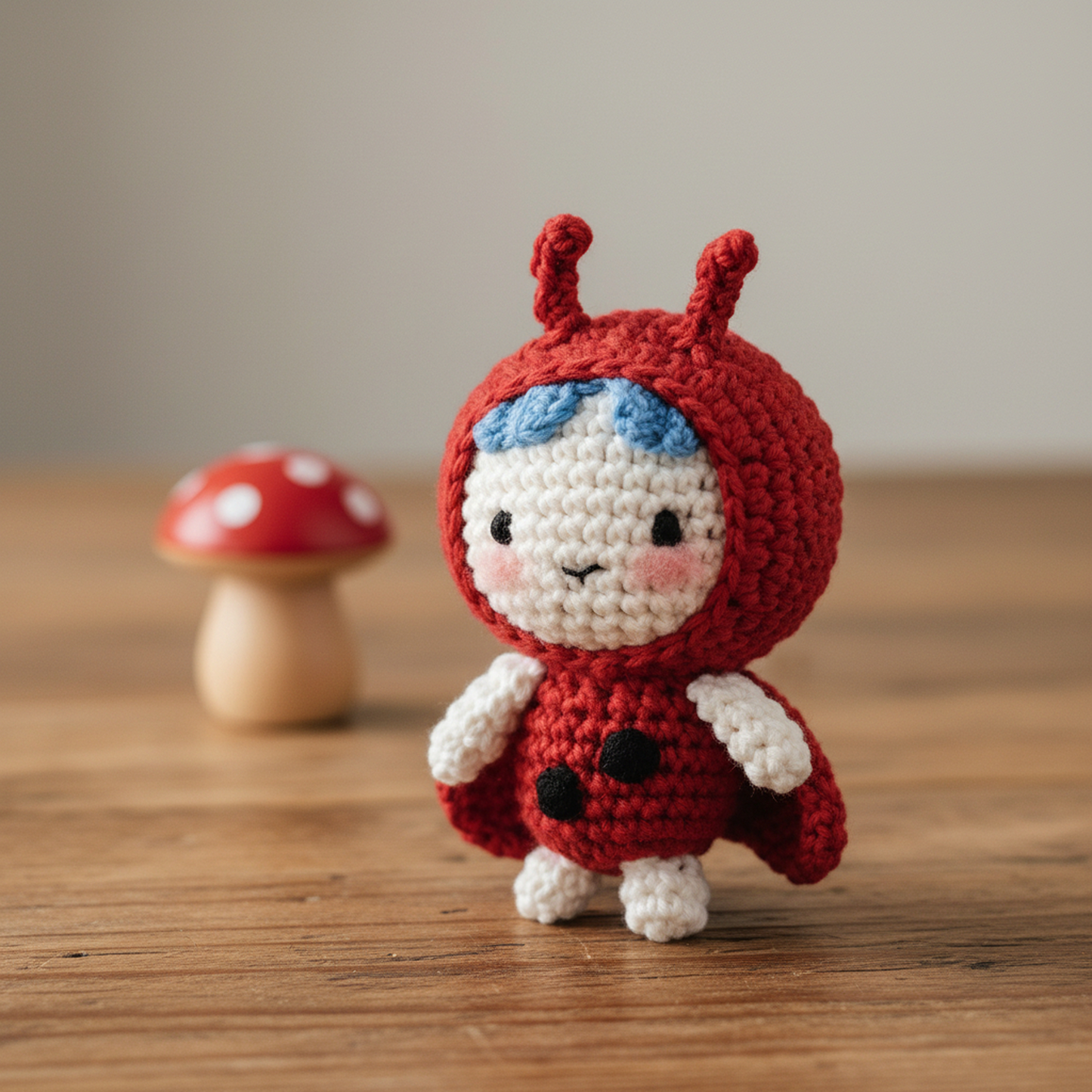 Crochet Amigurumi Kit: Gracie The Giraffe and Rosie Ladybird