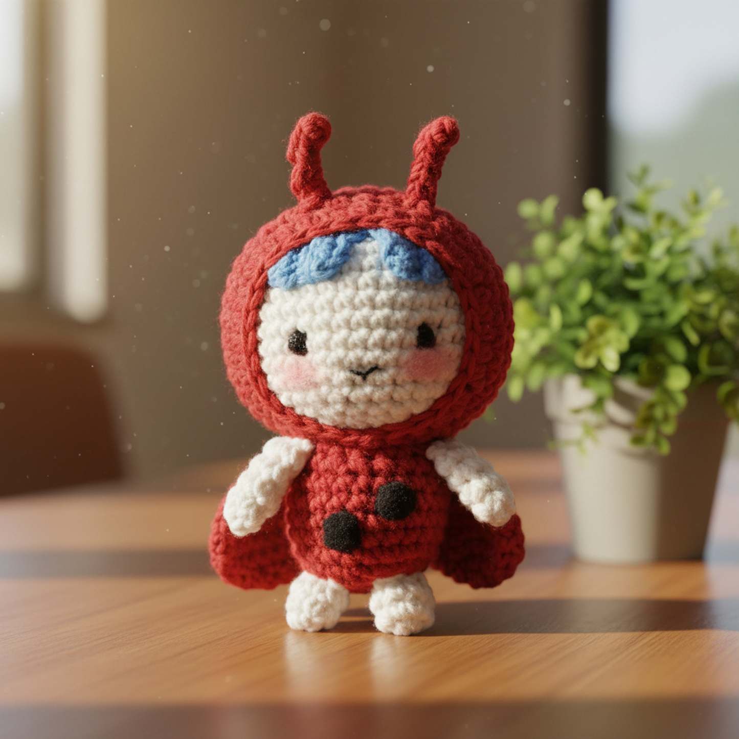 Crochet Amigurumi Kit: Gracie The Giraffe and Rosie Ladybird