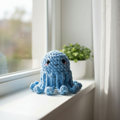 Crochet Amigurumi Kit: Charlie The Cat and Ozzy the Octopus