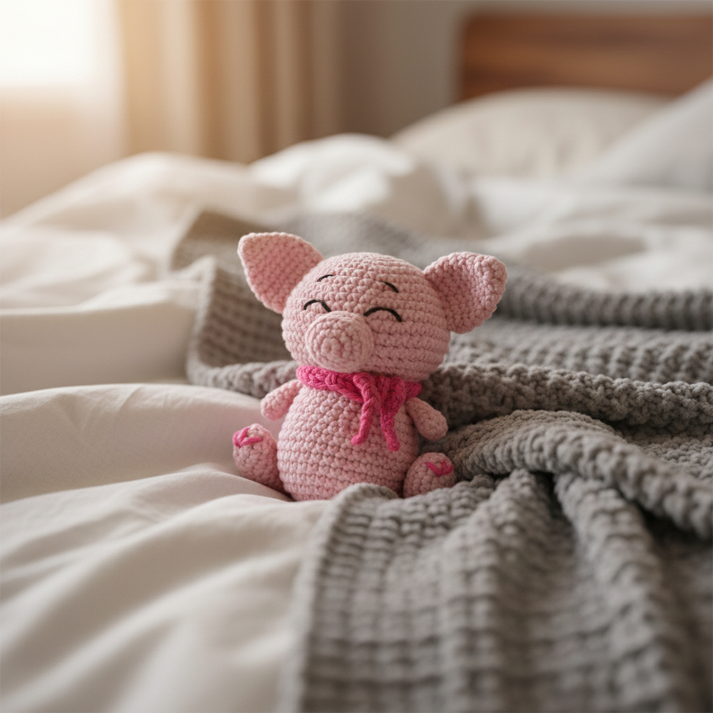 Crochet Amigurumi Kit: Pippa Pig and Melody the Swan